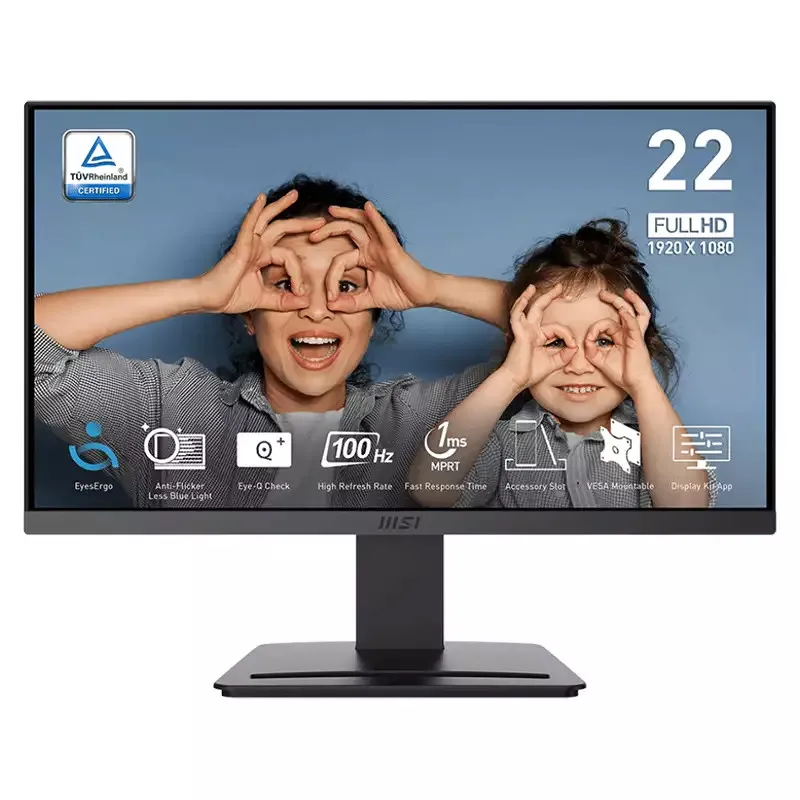 Ecran MSI Pro MP223 E2 21.5'' FHD 100Hz Noir