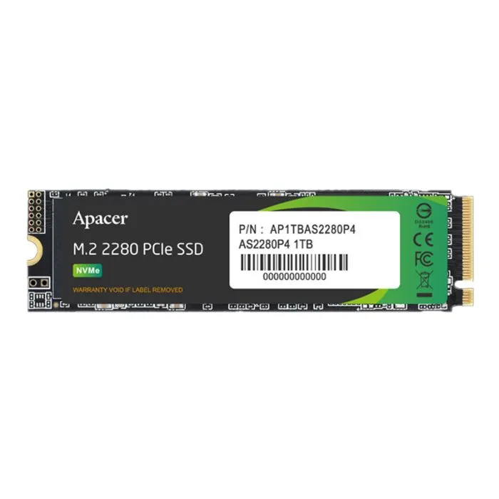 DISQUE DUR INTERNE APACER AS2280P4 512G SSD PCI-EXP NVME (AP512GAS2280P4-1)