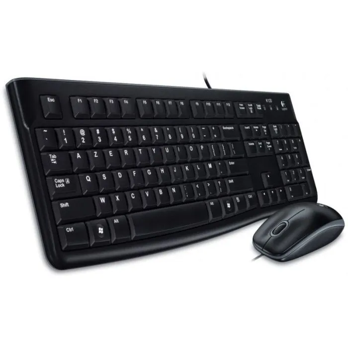 Ensemble LOGITECH Clavier et Souris MK120 USB - Noir